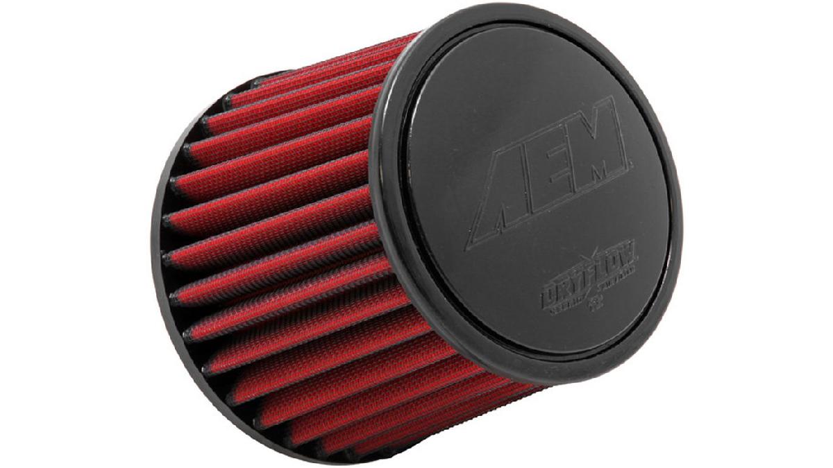 AEM+Filtre+%C3%A0+air+universel+Dryflow+Short+Neck+-+Tapered+-+%C3%9876mm+-+152%2F130x130mm